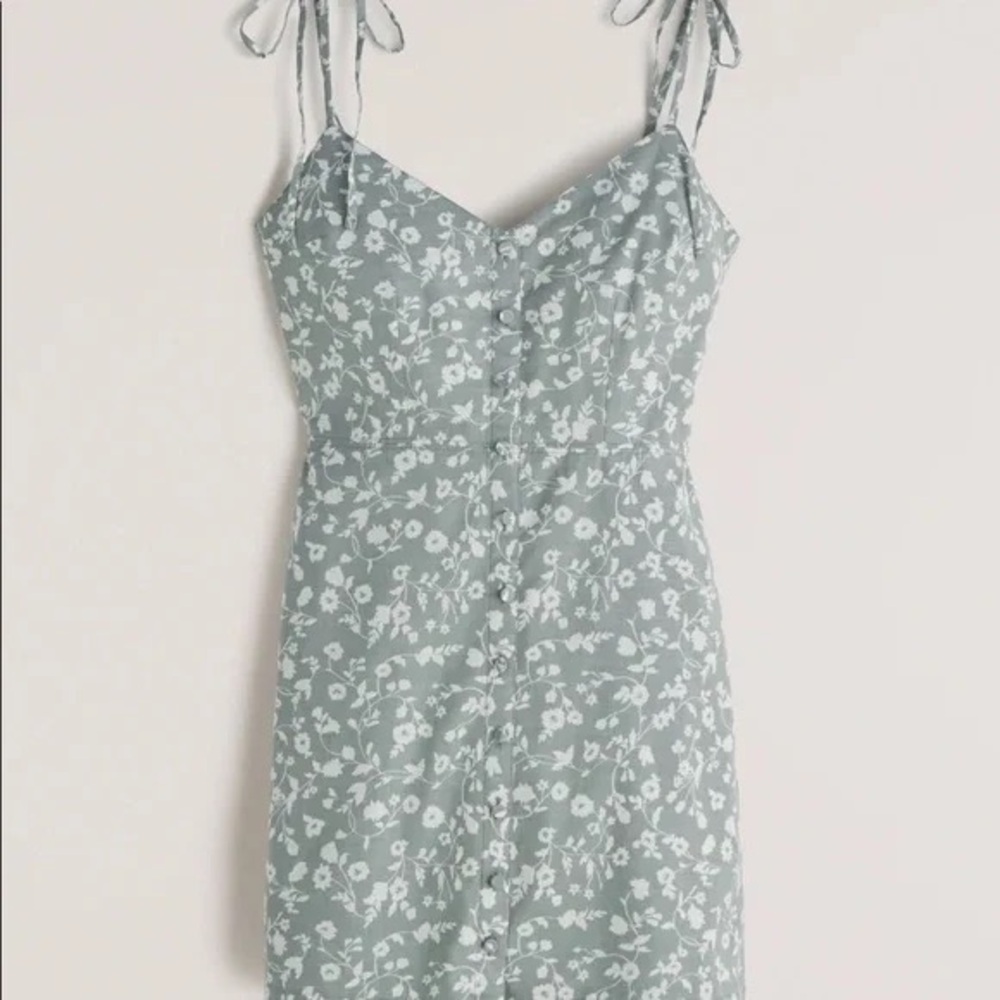 Floral Tie-Strap Dress